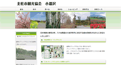 Desktop Screenshot of kobuchisawa.com